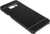 Aluminium hoesje zwart Geschikt voor Samsung Galaxy S8