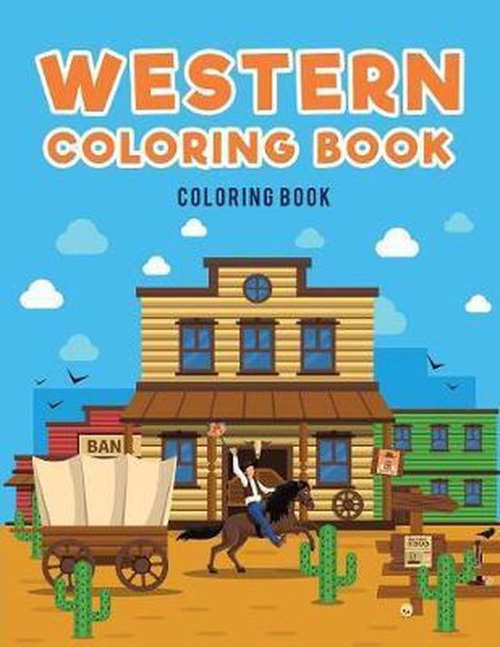 Western Coloring Book - cover