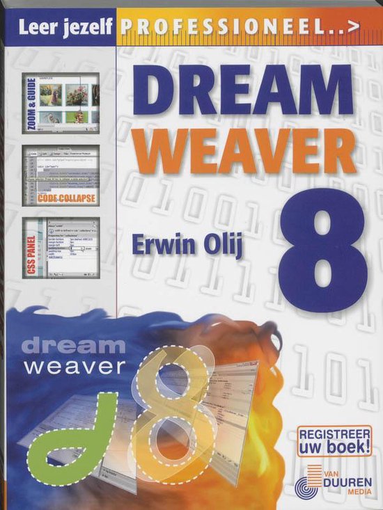 Cover van het boek 'Dreamweaver 8'