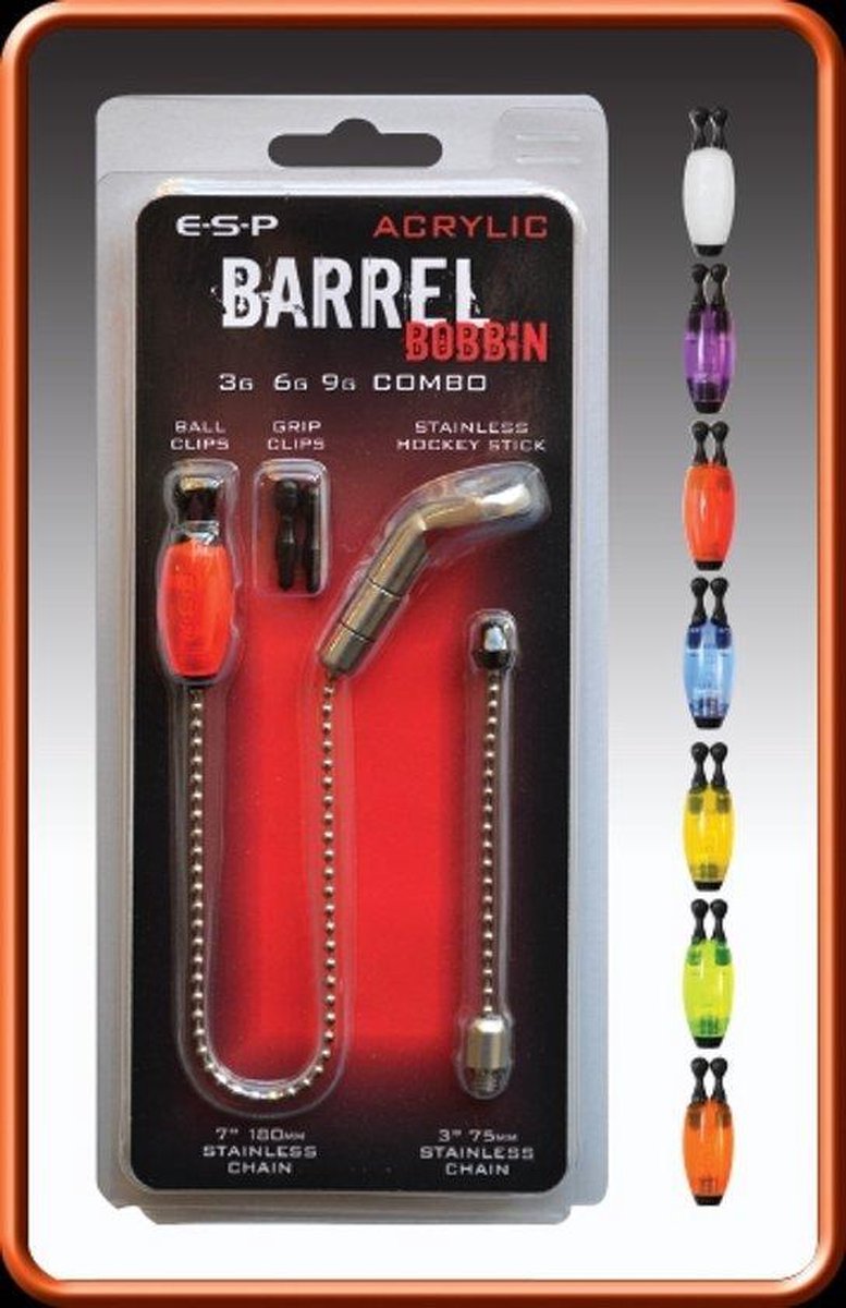 E-S-P Barrel bobbin kit geel