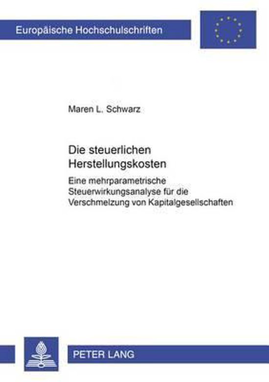 Die steuerlichen Herstellungskosten - cover