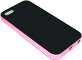 Rubber roze hoesje Geschikt voor iPhone 5 / 5S / SE