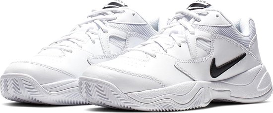 Nike Court Lite 2 Clay Sportschoenen - Maat 40 - Mannen - wit/zwart |  bol.com