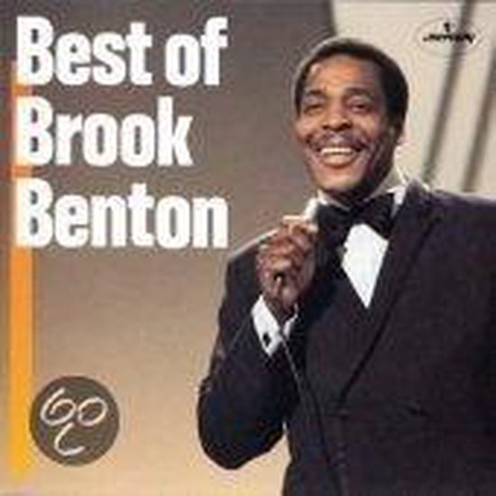Albumcover: 'Best of Brook Benton' met Brook Benton in smoking, glimlachend.