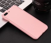 Full cover case 360 graden hoesje - iPhone 7 / 8 - mat roze