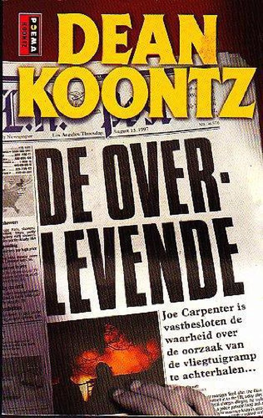 Cover van het boek 'De overlevende'