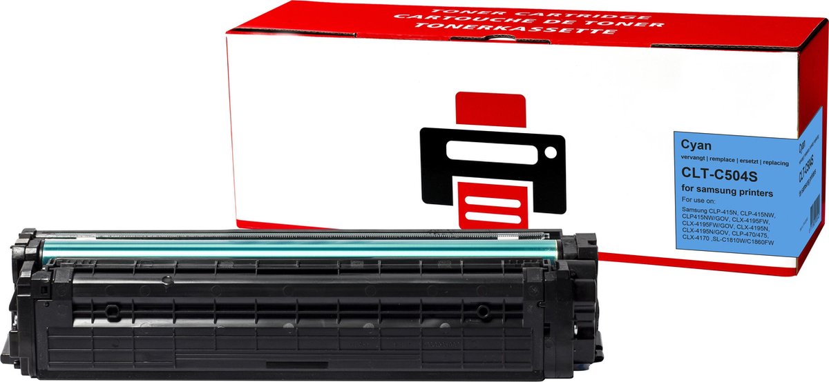 Pixeljet Samsung CLT-C504S Toner Cartridge - Cyaan