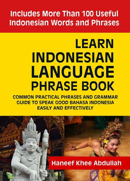 Learn Indonesian language Phrase Book - cover