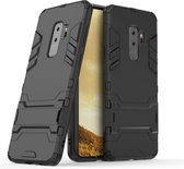 Armor Kickstand Back Cover - Samsung Galaxy S9 Plus Hoesje - Zwart