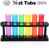 Bar Amigos - Test Tube Shooters and Rack - Set of 6