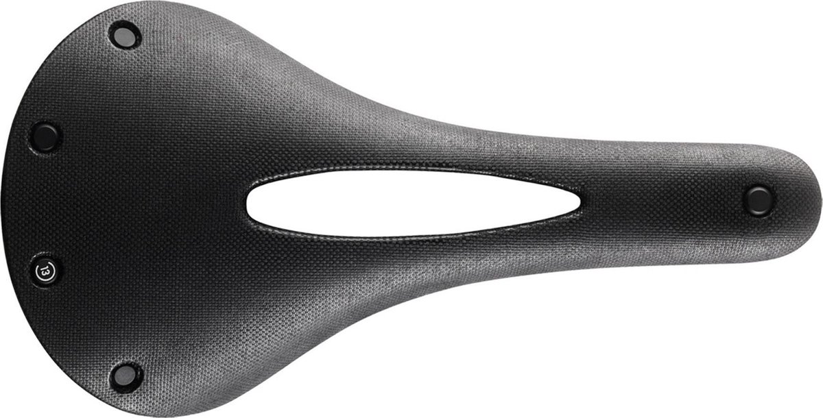 Brooks Cambium C13 zadel Carved zwart Breedte 14,5cm