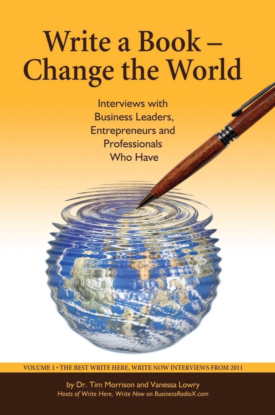 Write a Book--Change the World - cover