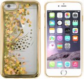 Colorfone PREMIUM CoolSkin Liquid / Glitter / Siliconen / Gel / TPU / Softcase / Hoesje / Cover / Case voor de Apple iPhone 7 Plus Zwaan Goud