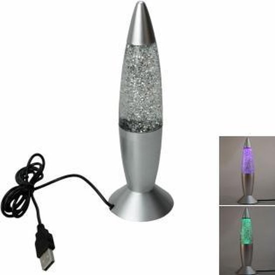 USB LED Lava Lamp Multi Color