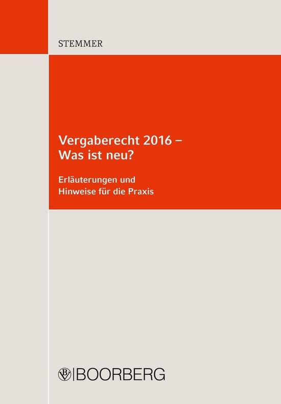 Vergaberecht 2016 - Was ist neu? - cover