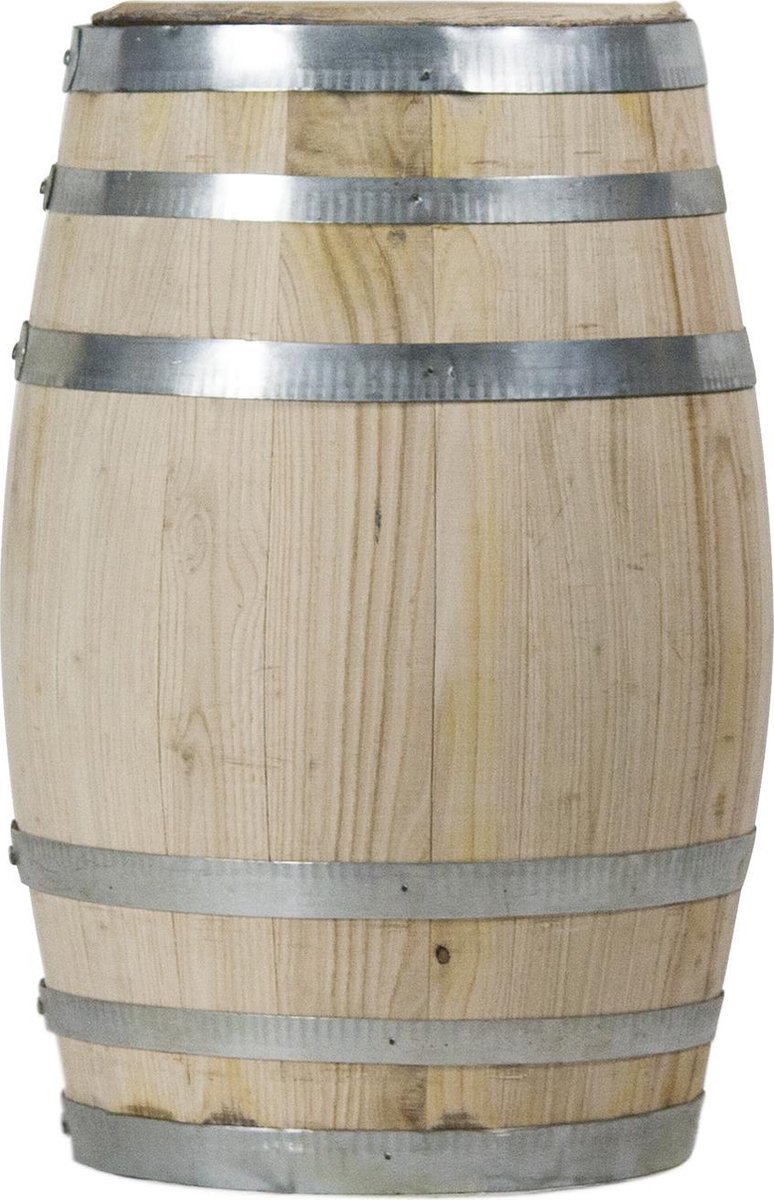 Wijnvat - Bruin - Kastanjehout - 50 Liter - Voor Decoratief Gebruik - Merkloos