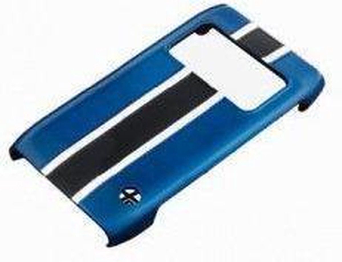 CC-3002 Hard Cover Leather Racing Nokia N8-00 Blue