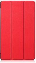Shop4 - Huawei MediaPad M5 8.4 Hoes - Smart Book Case Rood