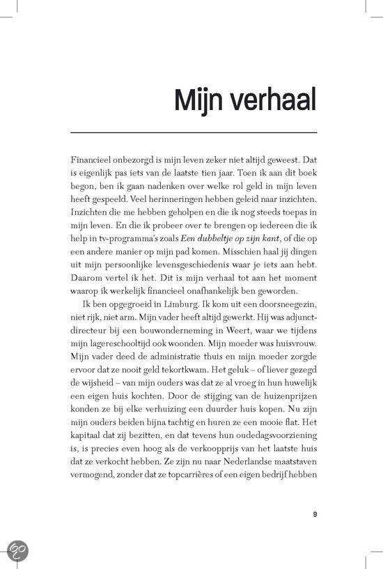 Titelpagina van een boek met de titel 'Mijn verhaal'.