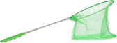 Groen uitschuifbaar visnet/vlindernet 36 cm - Visnetje/schepnetje/vlindernetje - Buiten speelgoed
