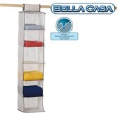 Bella Casa Klein huishoudelijke accessoires opberger 6 vakken hangend