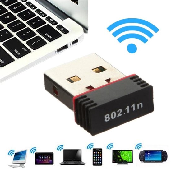 Micro USB Wireless Wifi Ontvanger Adapter Dongle - Draadloos WLAN Network  Internet LAN... | bol.com