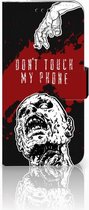 Geschikt voor Samsung Galaxy J5 2017 Wallet Book Case Hoesje Design Zombie Blood