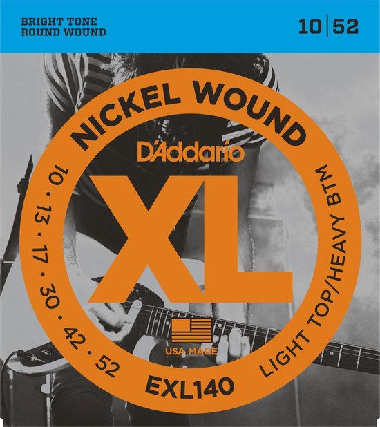 Foto: D addario exl140 snarenset voor elektrische gitaar 010 052