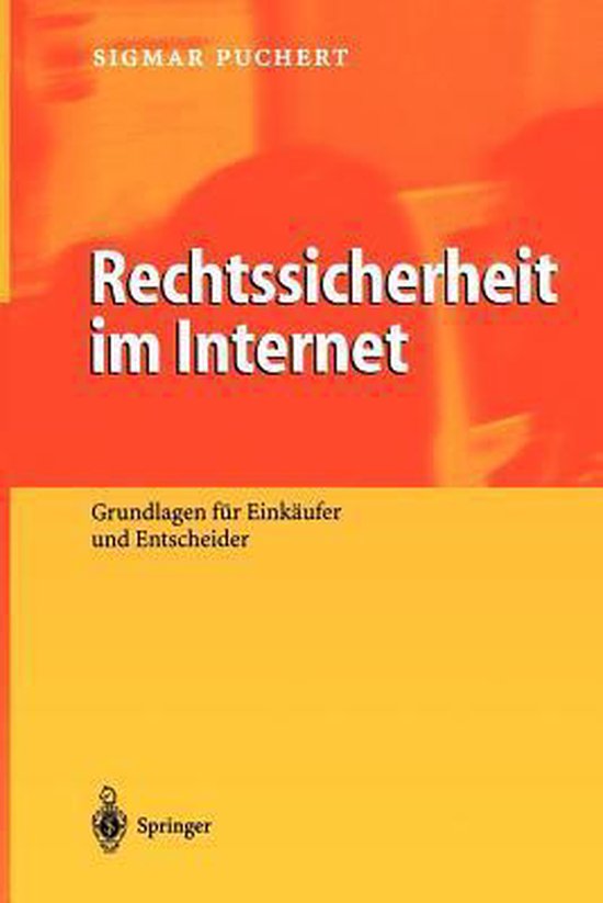 Rechtssicherheit Im Internet - cover