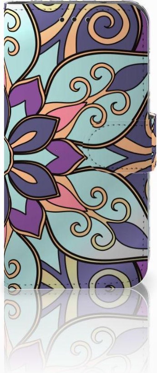 Samsung Galaxy S10e Hoesje Purple Flower