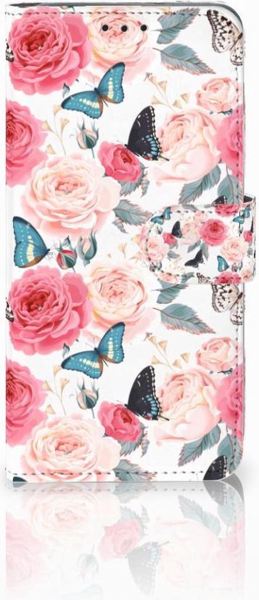 Samsung Galaxy S10 Plus Hoesje Butterfly Roses