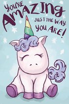 Eenhoorn - poster - baby - you are amazing - 61 x 91.5 cm