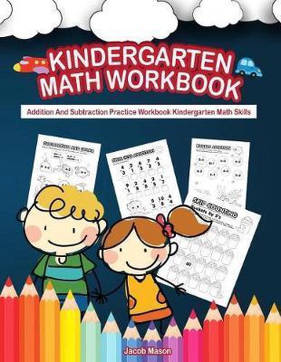 Kindergarten Math Workbook 9781794222809 Jacob Mason Boeken