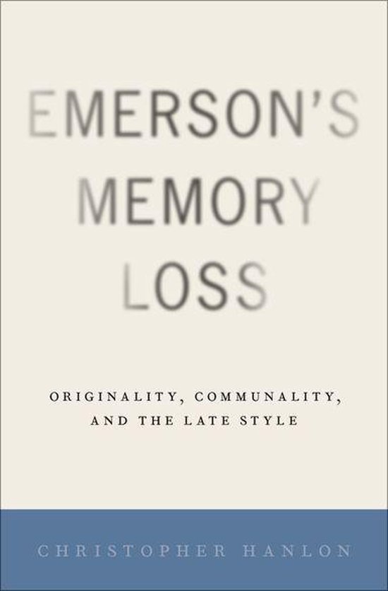 Emerson's Memory Loss - cover