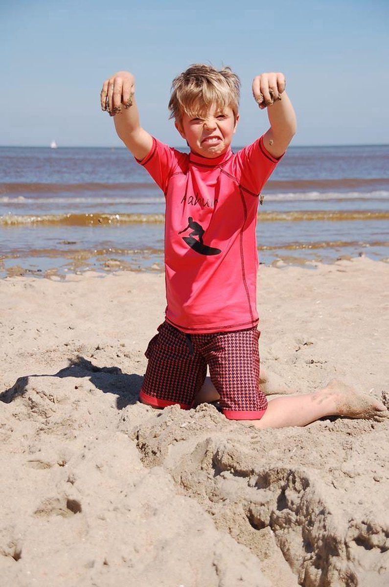 Ducksday - Zwembroek - zwemshort - Boardshort - jongen - UPF50+ - Houndstooth - 6 jaar — afbeelding 3