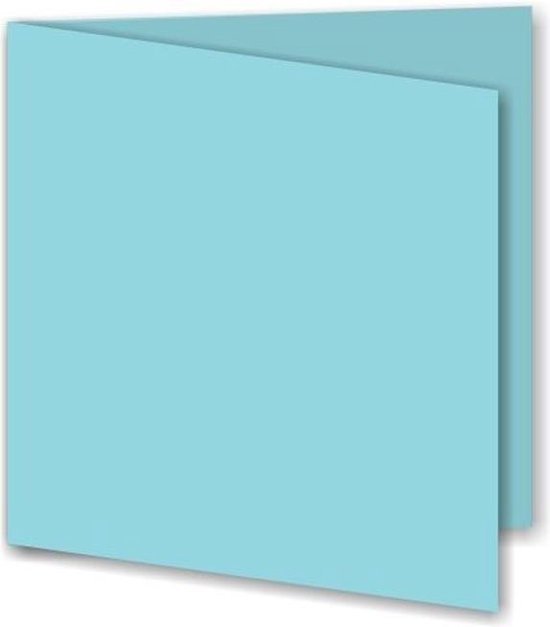 Vierkante Kaarten - x 13,5 cm 40 Kaarten en witte Enveloppen – Licht... | bol.com