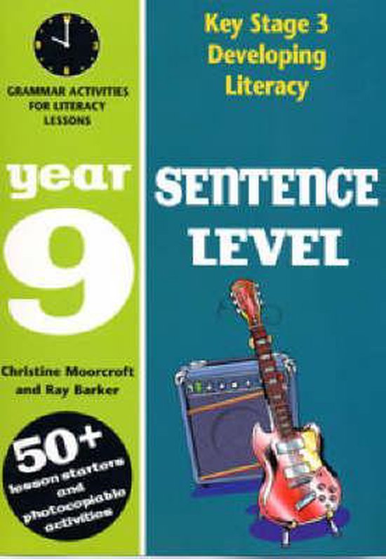 Sentence Level Year 9 Grammar Activities for Literacy Lesson ... - cover