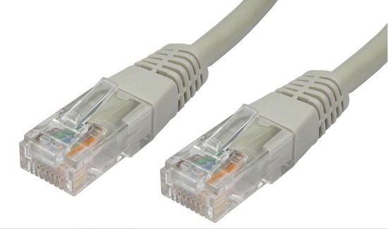 Internetkabel - Cat 6 UTP-kabel - 15 m - grijs | bol.com