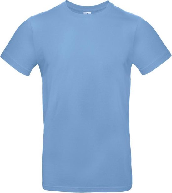 B&C Basic T-shirt E190 - Sky Blue - Maat XL