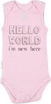 Barboteuse Filles Frogs & Dogs Hello World - Pink - Taille 68