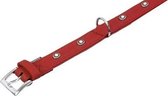 Karlie buffalo deco halsband rood