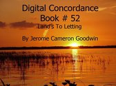 DIGITAL CONCORDANCE 52 - Land’s To Letting - Digital Concordance Book 52