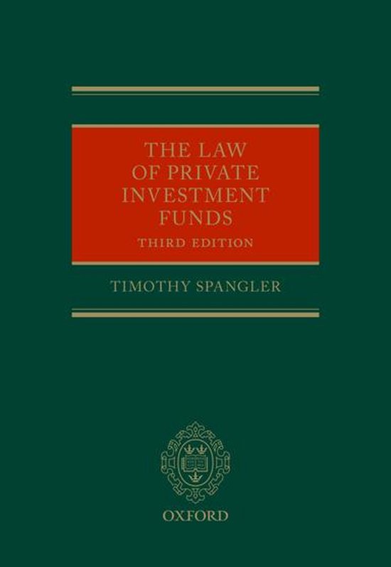 The Law of Private Investment Funds - cover