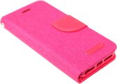 Leren cover roze iPhone 5 / 5S / SE