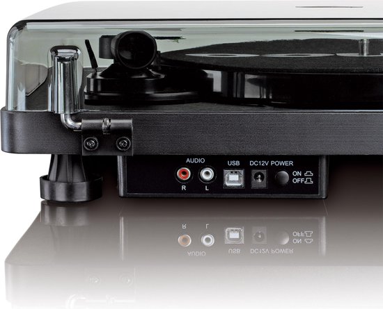 Lenco Platenspeler - Auto-stop - USB naar PC encoding - L-30BK - Zwart — afbeelding 3