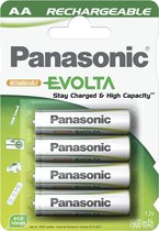 Batterie rechargeable Wentronic AA 2.05Ah NiMH 4-BL EVOLTA Panasonic à hydrure de nickel-métal (NiMH)