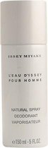 MULTI BUNDEL 2 stuks L'EAU D'ISSEY POUR HOMME deodorant Spray 150 ml