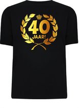 Gouden Krans T-Shirt - 40 jaar (maat xl)