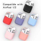 Airpods Silicone Case Cover Hoesje geschikt voor Apple Airpods 1/2