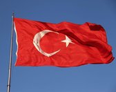 Grand drapeau turc 150 x 250 cm | Drapeau tempête Turquie XXL